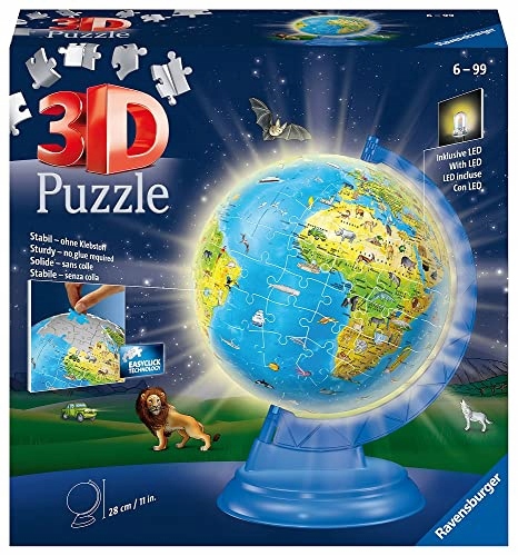 3D puzzle Osvetlená guľa 188 dielikov Ravensburger